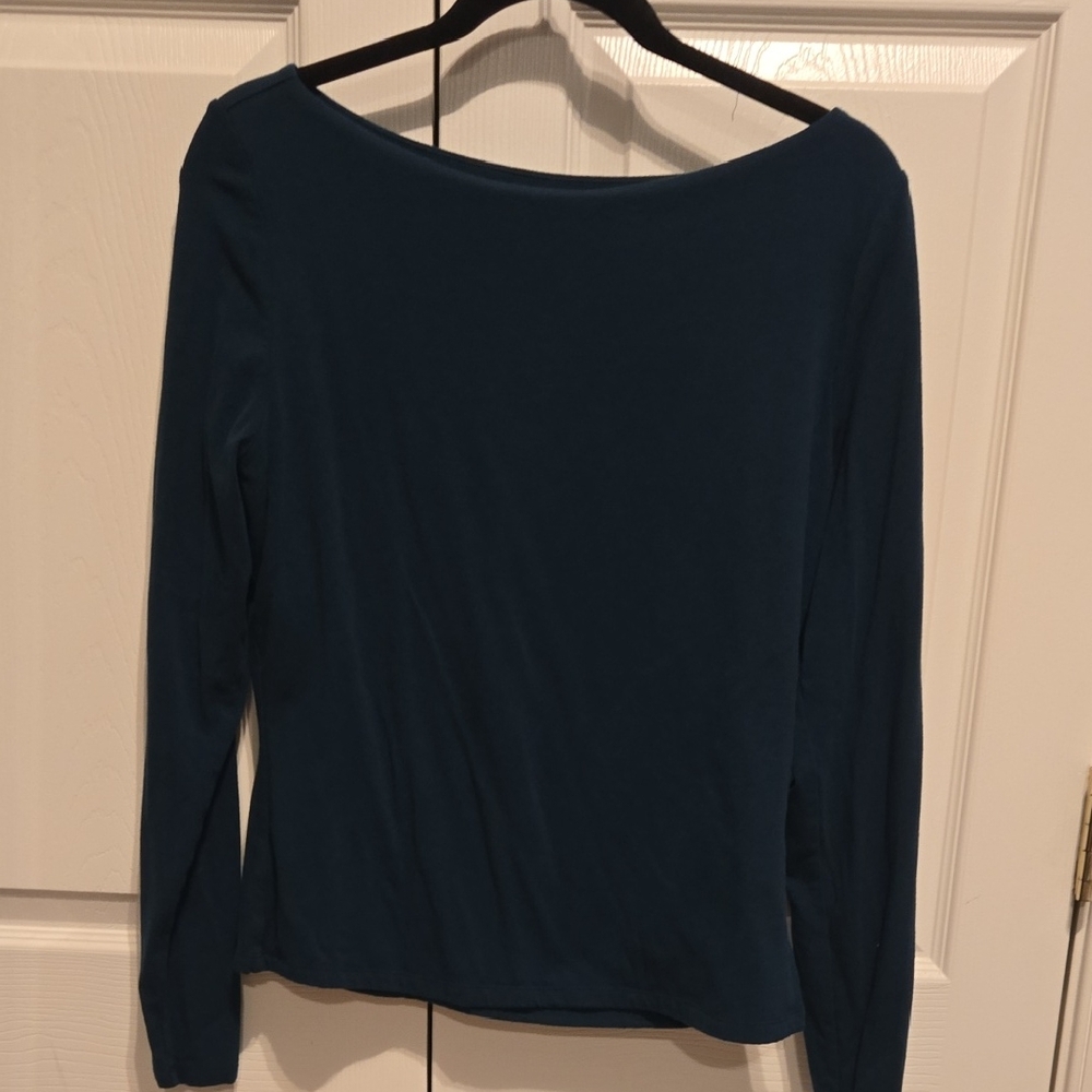 Banana Republic Teal Long Sleeve Top